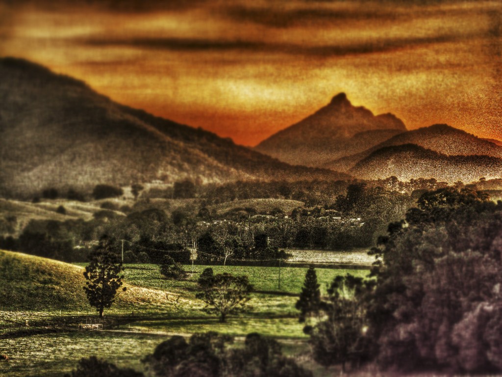 Mt. Warning by Byron Bay photographer David Young