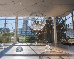 Tomas Saraceno: Biosphere installation at the Harvest exhibition