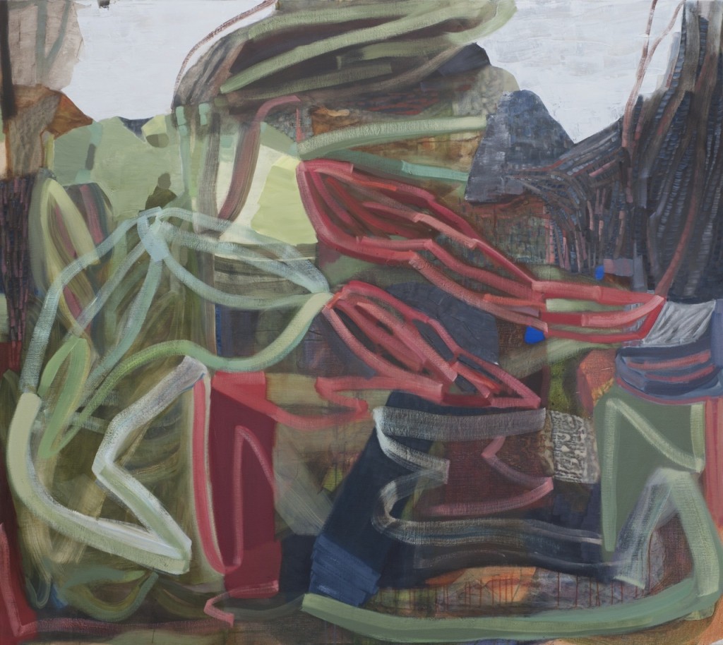 here and Here Emma Walker: There and Here, 2013, Oil on linen, 169x180cm