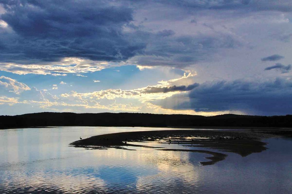 The beautiful Evans River estuary