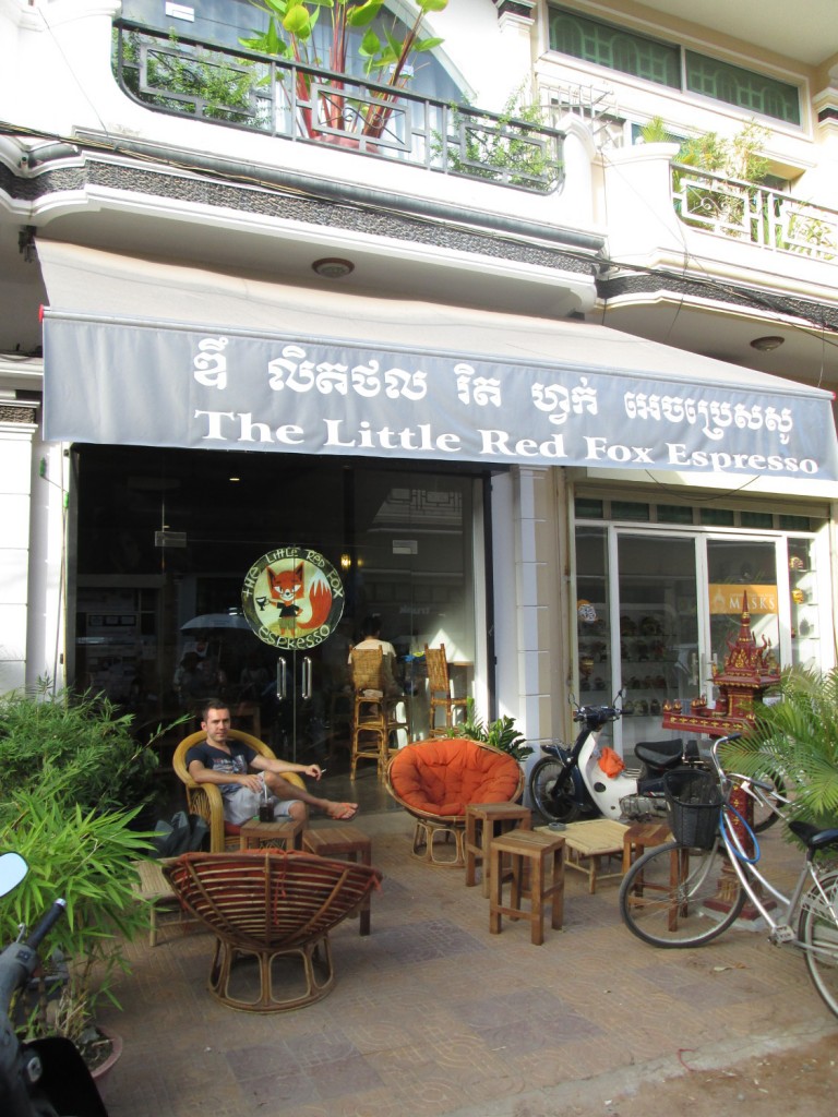 The Little Red Fox Espresso shopfront in 