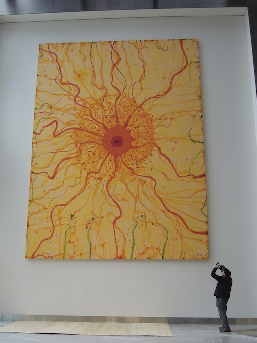The King Sun by John Olsen, 6m x 8m, commissioned by Lang Walker for Collins Square.