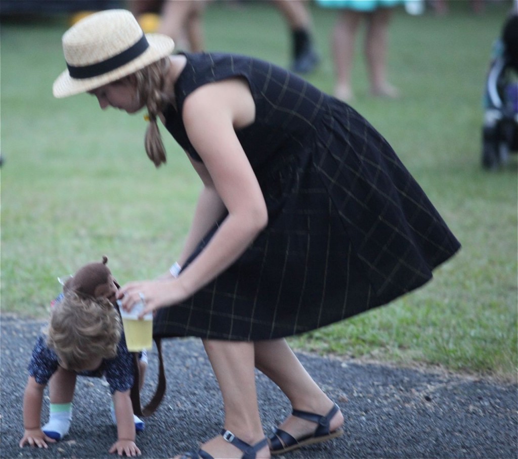 Babies, champagne - it's a balanced life...