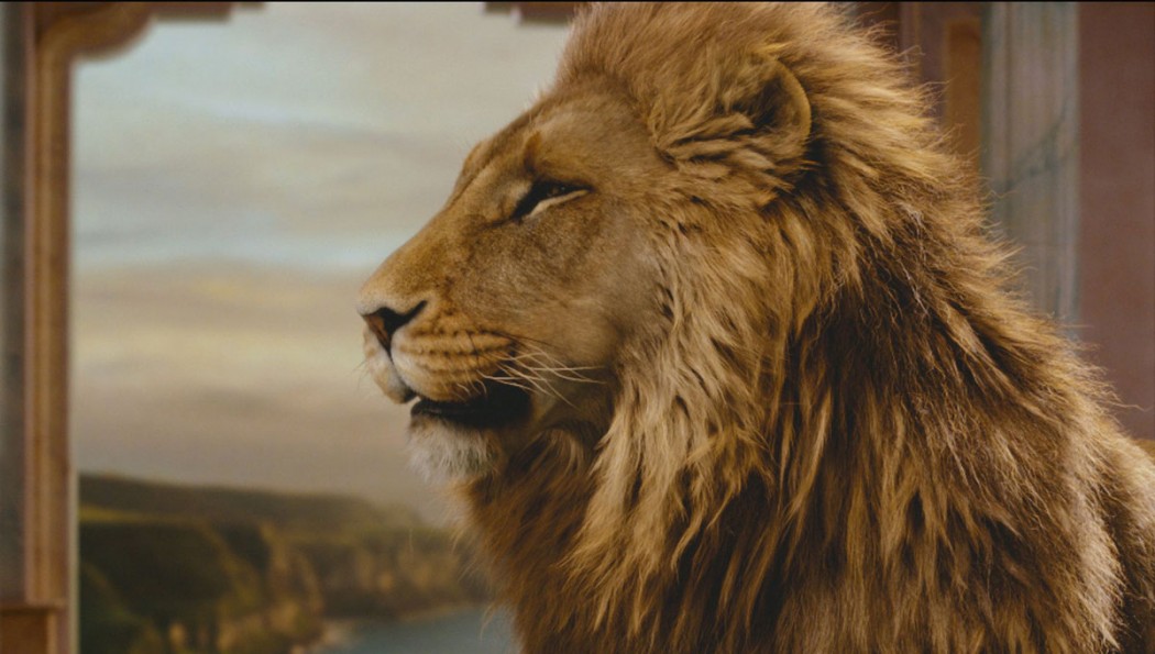 Aslan surveys his kingdom.  The lion returns for the New Moon in Leo.