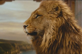 Aslan surveys his kingdom.  The lion returns for the New Moon in Leo.