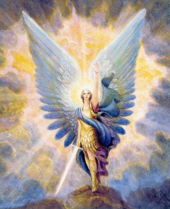 Archangel Michael:  Illustration Marisa Michael-George