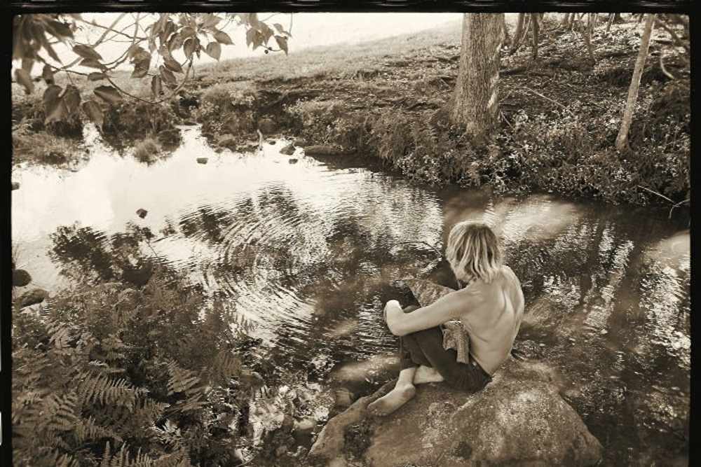 Wayne Lynch at Possum Creek, 1969.  Photograph: John Witzig