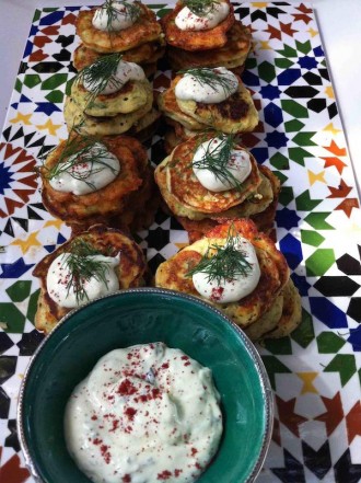 Zucchini fritters[1]