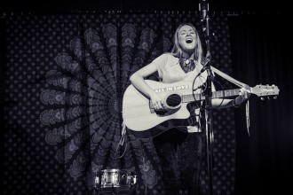 Shelley May at Tintenbar Hall.  Photo: Heidi Flumm