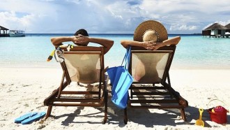 Couple on a beach