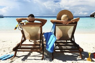 Couple on a beach