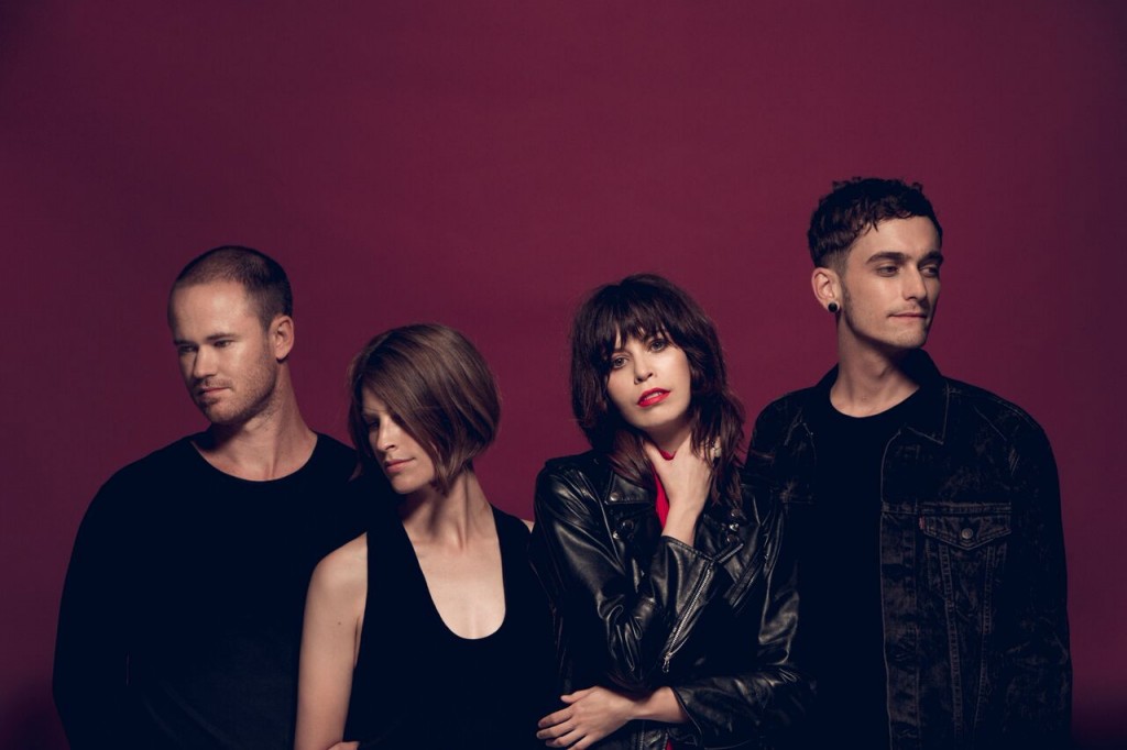 Part of the Australian contingent - The Jezabels.