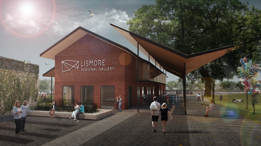 An image of the new Lismore Regional Gallery.