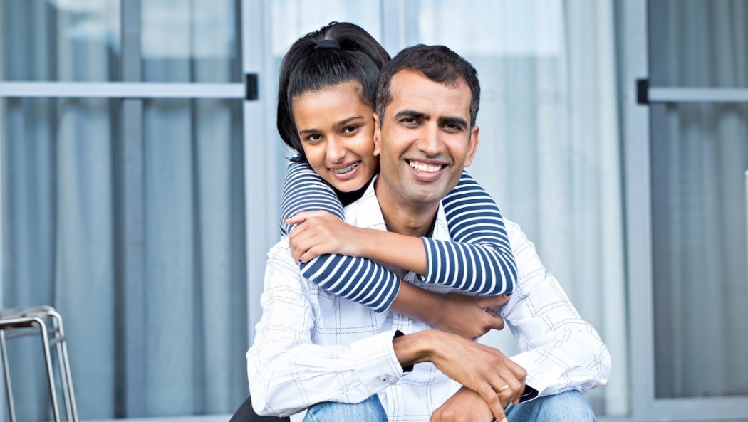 Father and Daughter session at the Girl to Woman Festival.